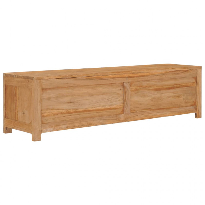 Szafka pod telewizor, 135x30x35 cm, lite drewno tekowe