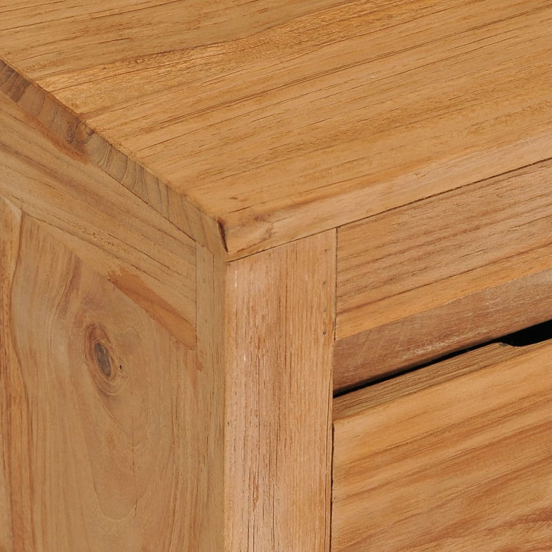 Szafka pod telewizor, 135x30x35 cm, lite drewno tekowe