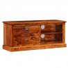 Szafka pod telewizor, lite drewno sheesham, 90 x 30 x 40 cm