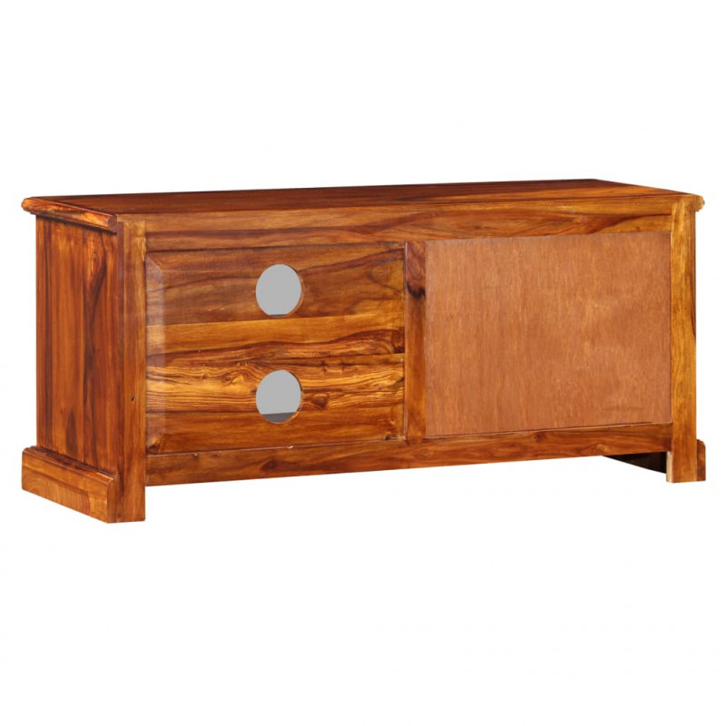 Szafka pod telewizor, lite drewno sheesham, 90 x 30 x 40 cm