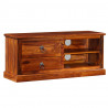 Szafka pod telewizor, lite drewno sheesham, 90 x 30 x 40 cm