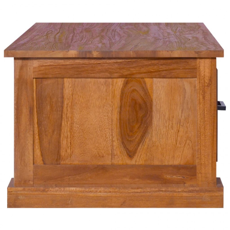 Szafka pod TV, 90 x 50 x 37 cm, lite drewno tekowe