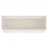 Szafka pod telewizor, biała, 90x35x35 cm, lite drewno sosnowe