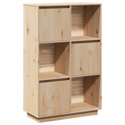 Szafka, 74x35x117 cm, lite drewno sosnowe