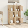 Szafka, 74x35x117 cm, lite drewno sosnowe