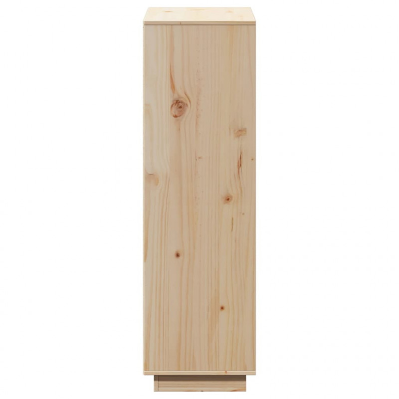 Szafka, 74x35x117 cm, lite drewno sosnowe