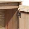 Szafka, 74x35x117 cm, lite drewno sosnowe