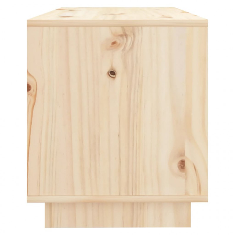 Szafka pod telewizor, 74x34x40 cm, lite drewno sosnowe
