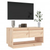Szafka pod telewizor, 74x34x40 cm, lite drewno sosnowe