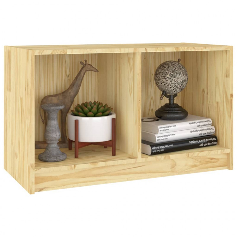 Szafka pod TV, 70x33x42 cm, lite drewno sosnowe