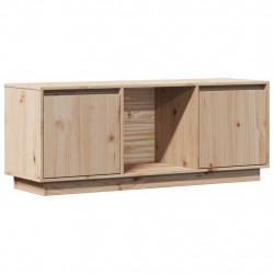 Szafka pod telewizor, 110,5x35x44 cm, lite drewno sosnowe