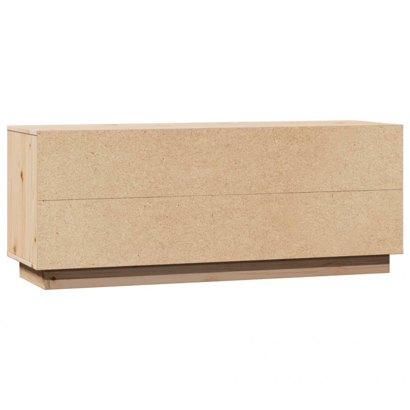 Szafka pod telewizor, 110,5x35x44 cm, lite drewno sosnowe