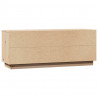 Szafka pod telewizor, 110,5x35x44 cm, lite drewno sosnowe
