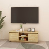 Szafka pod telewizor, 110x30x40 cm, lite drewno sosnowe