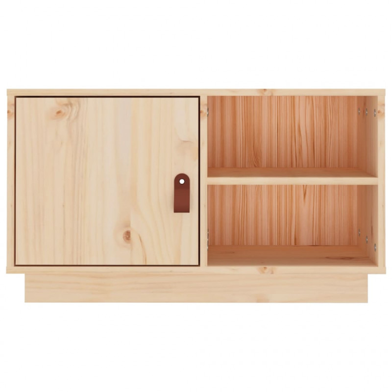 Szafka pod TV, 70x34x40 cm, lite drewno sosnowe