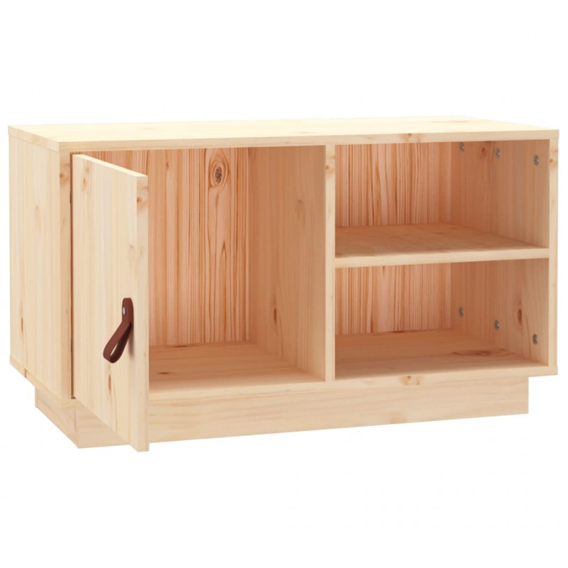 Szafka pod TV, 70x34x40 cm, lite drewno sosnowe