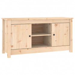 Szafka pod telewizor, 103x36,5x52 cm, lite drewno sosnowe