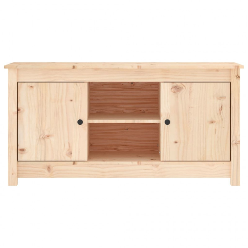 Szafka pod telewizor, 103x36,5x52 cm, lite drewno sosnowe