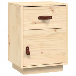 Szafka nocna, 40x34x55 cm, lite drewno sosnowe
