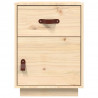 Szafka nocna, 40x34x55 cm, lite drewno sosnowe