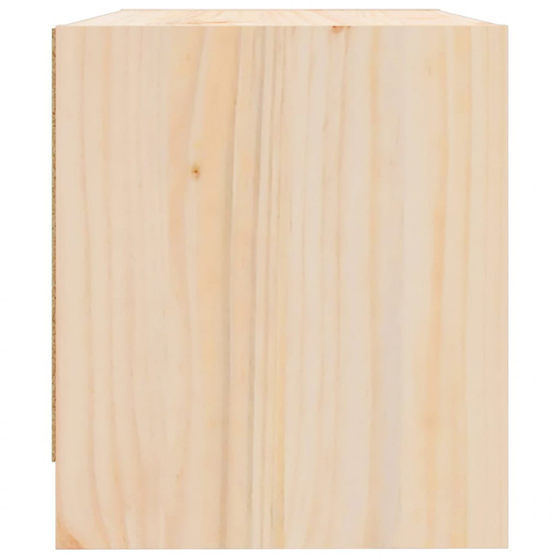 Szafki nocne, 2 szt., 40x31x35,5 cm, lite drewno sosnowe