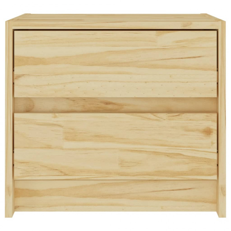 Szafki nocne, 2 szt., 40x30,5x35,5 cm, lite drewno sosnowe