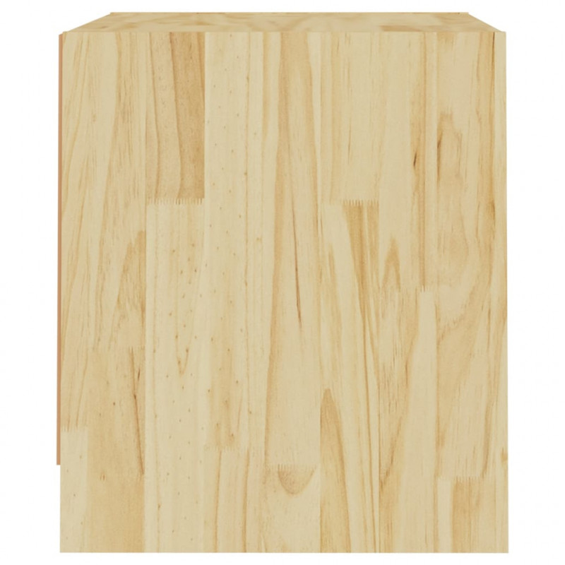 Szafki nocne, 2 szt., 40x30,5x35,5 cm, lite drewno sosnowe