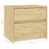 Szafki nocne, 2 szt., 40x30,5x35,5 cm, lite drewno sosnowe