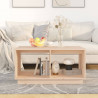 Stolik kawowy, 80x50x40 cm, lite drewno sosnowe