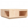 Stolik kawowy, 100x101x40,5 cm, lite drewno sosnowe