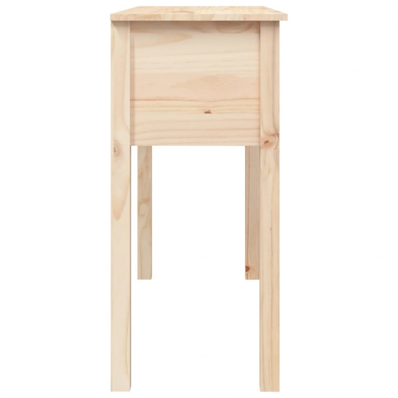 Stolik konsolowy, 100x35x75 cm, lite drewno sosnowe