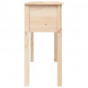 Stolik konsolowy, 100x35x75 cm, lite drewno sosnowe