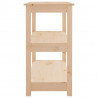 Stolik konsolowy, 80x40x74 cm, lite drewno sosnowe