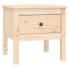 Stoliki boczne, 2 szt., 50x50x49 cm, lite drewno sosnowe