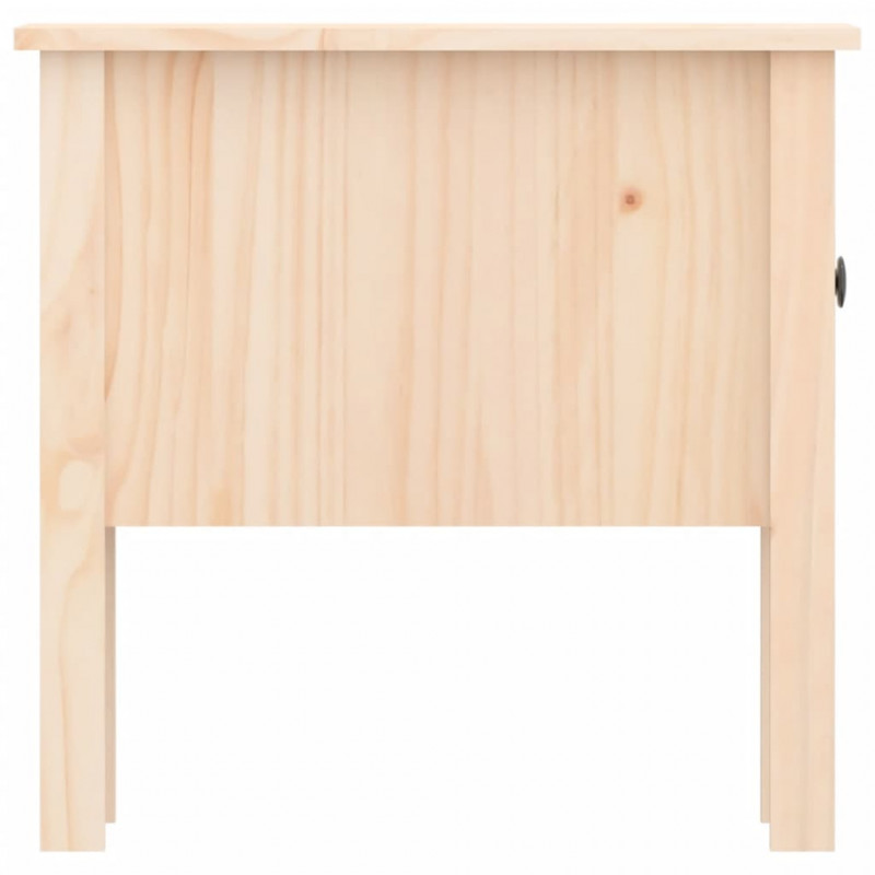 Stoliki boczne, 2 szt., 50x50x49 cm, lite drewno sosnowe