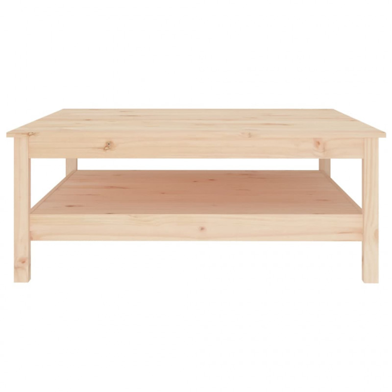 Stolik kawowy, 100x100x40 cm, lite drewno sosnowe