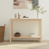 Stolik konsolowy, 110x40x80 cm, lite drewno sosnowe