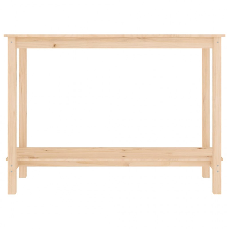 Stolik konsolowy, 110x40x80 cm, lite drewno sosnowe