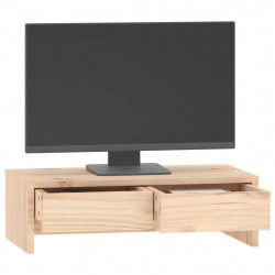 Podstawka na monitor, 50x27x15 cm, lite drewno sosnowe