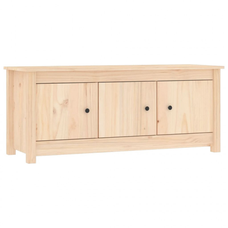 Szafka na buty, 110x38x45,5 cm, lite drewno sosnowe