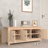 Szafka na buty, 110x38x45,5 cm, lite drewno sosnowe