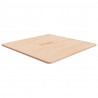 Kwadratowy blat do stolika, 70x70x1,5 cm, surowe drewno dębowe