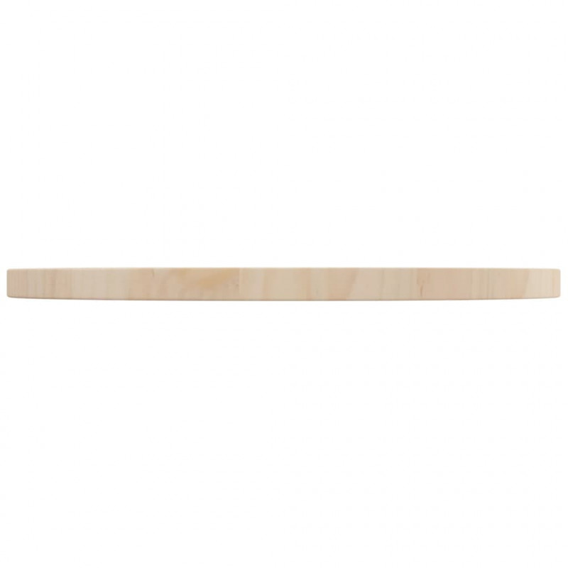 Blat stołu, Ø50x2,5 cm, lite drewno sosnowe