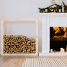 Stojak na drewno opałowe, 100x25x100 cm, drewno sosnowe