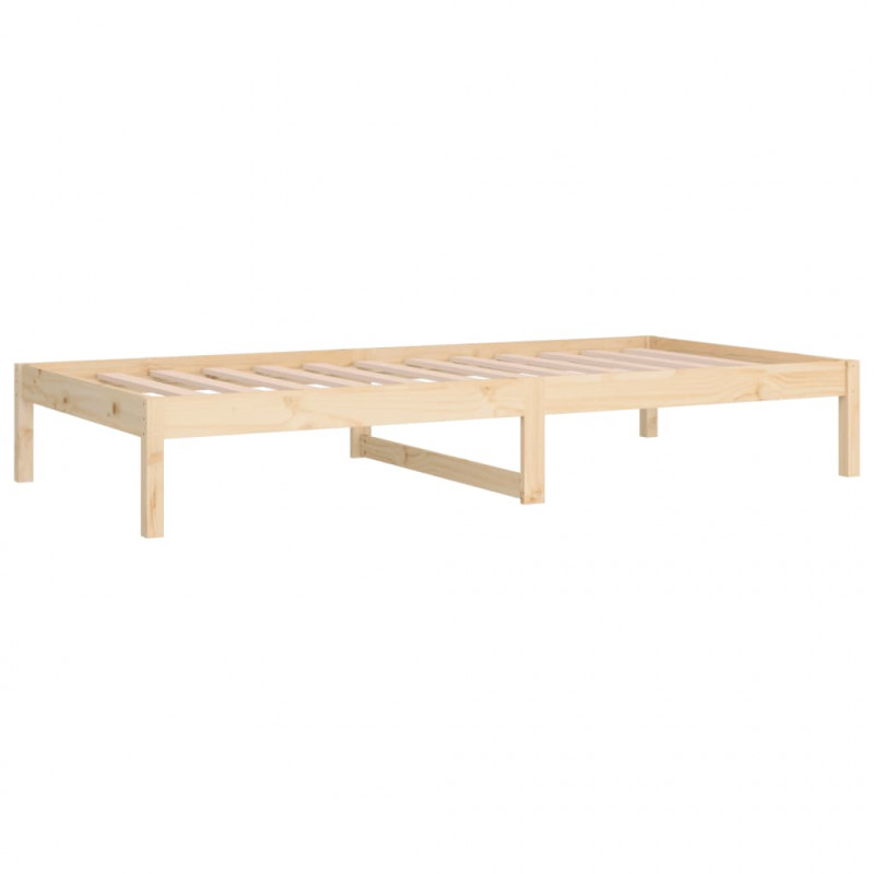 Łóżko dzienne bez materaca, 90x200 cm, lite drewno sosnowe