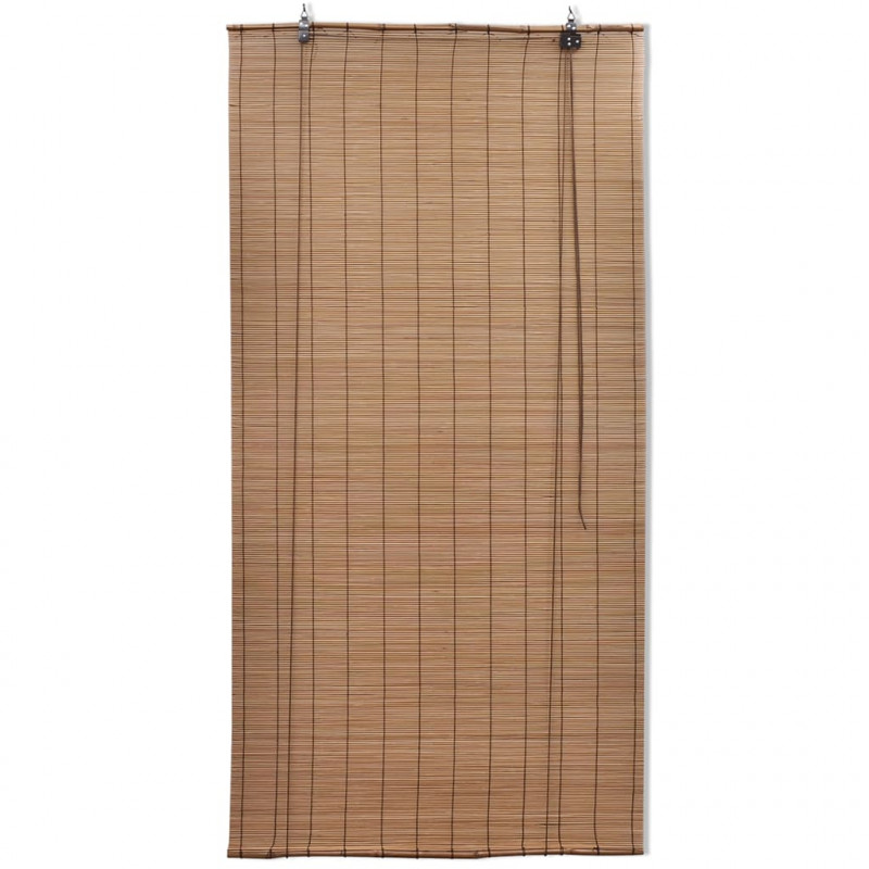 Bambusowe rolety, 2 szt., 150 x 220 cm, brązowe