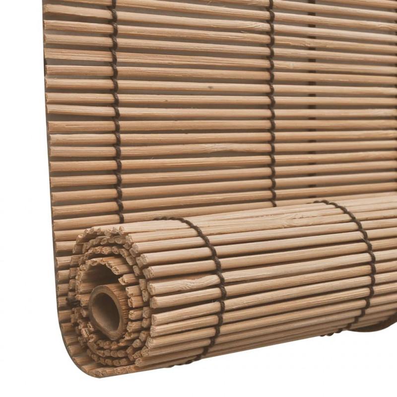 Bambusowe rolety, 2 szt., 150 x 220 cm, brązowe