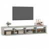 Szafka pod TV z oświetleniem LED, szarość betonu, 240x35x40 cm