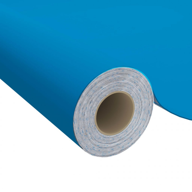 Okleiny meblowe samoprzylepne, 2 szt., lazurowe, 500x90 cm, PVC