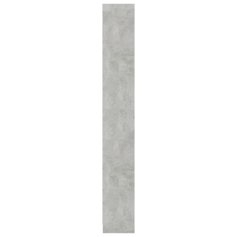 5-poziomowy regał, betonowy szary, 40x24x175 cm